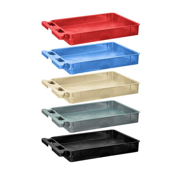 Abacus Utility Cart 1 Flat 1 Tub Blue Shelves - Blue AB3029713 - main